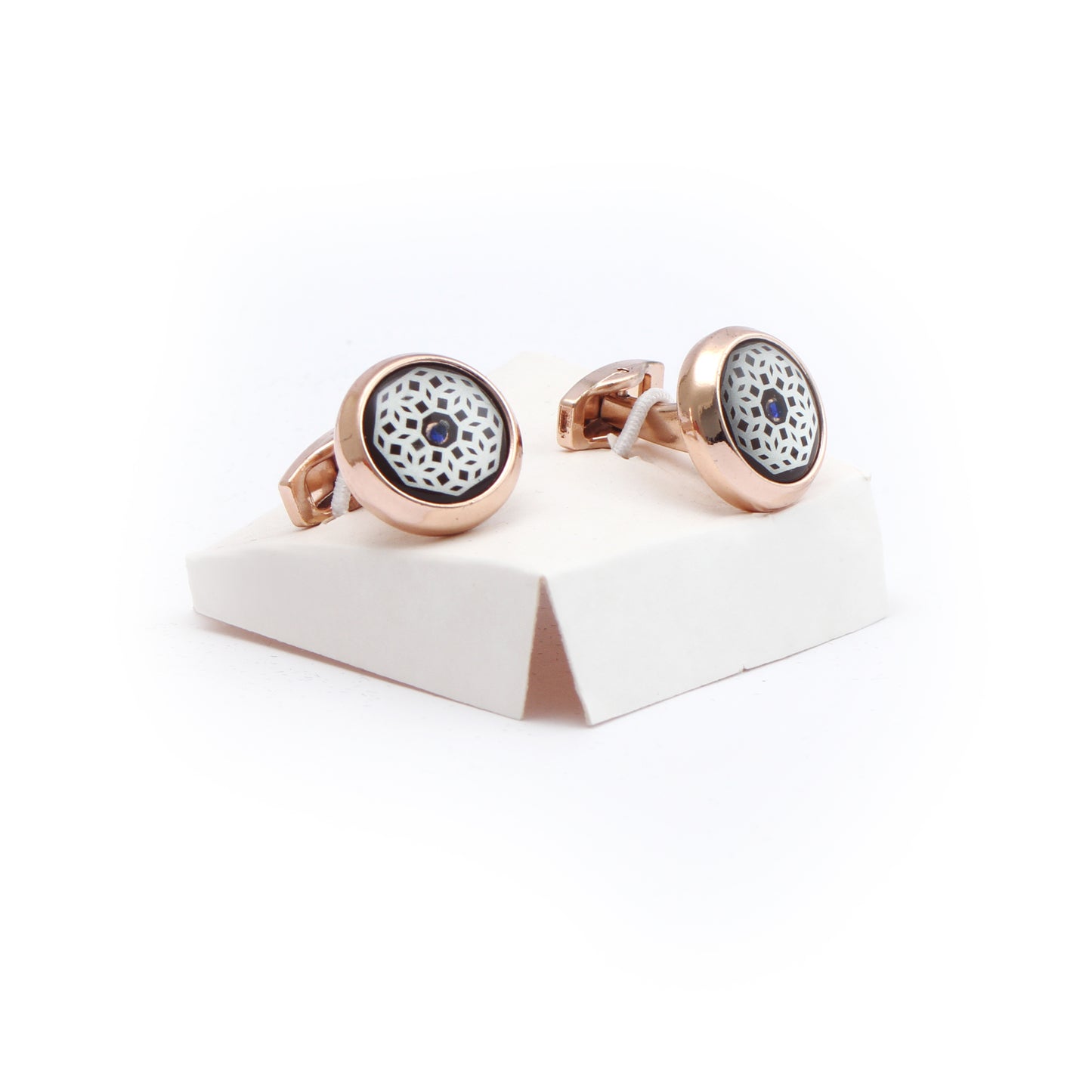 Copper / Silver Cufflink