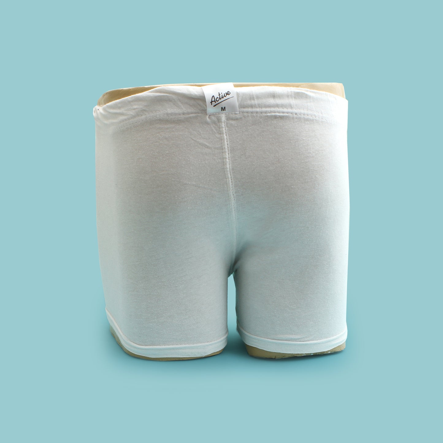 Classy White Men's Boxer