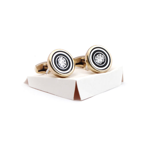 Golden / Black Cufflink