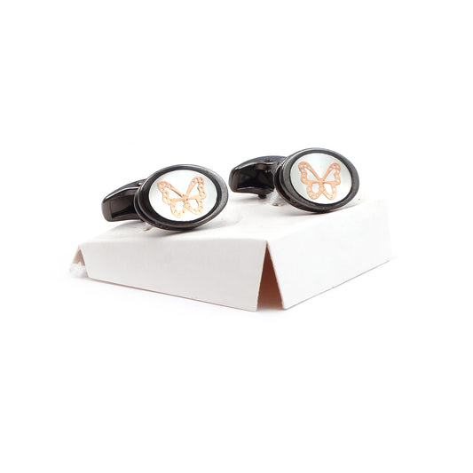 Silver / Copper Cufflinks