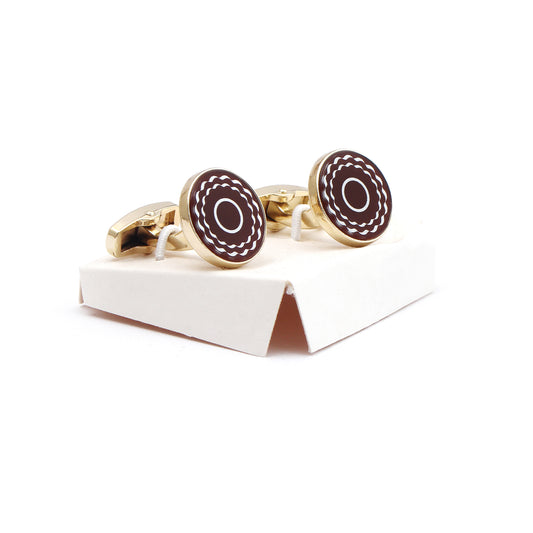 Golden / Marron Cufflink