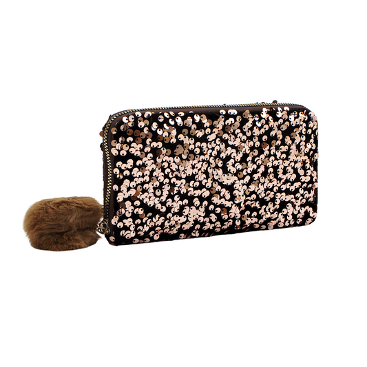 Shinning Clutch with Furr Ball