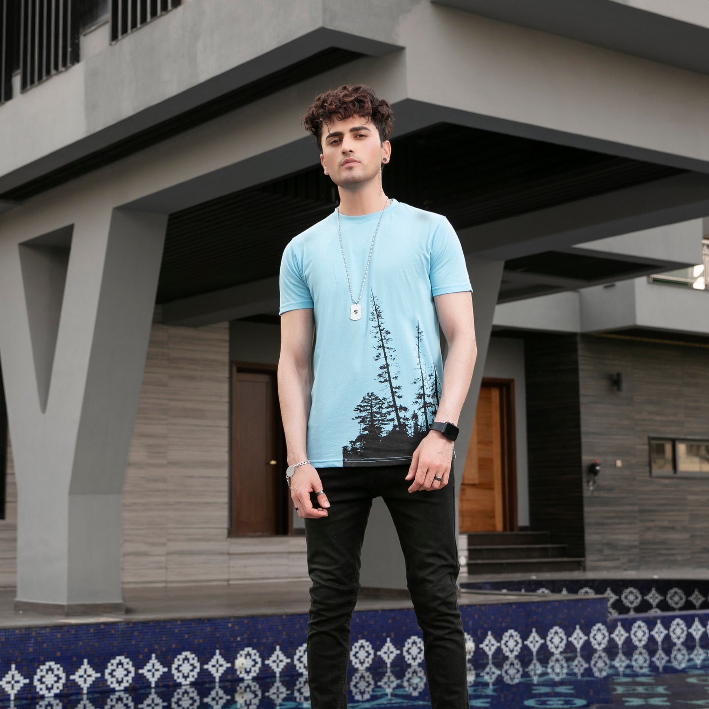 ICE Blue Tree Tee