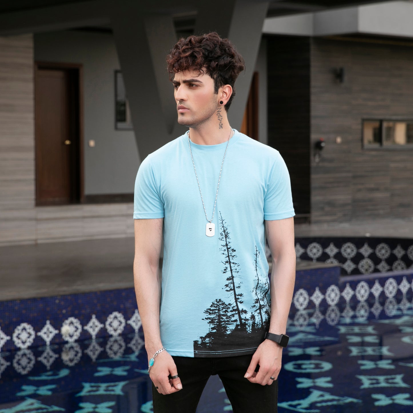 ICE Blue Tree Tee