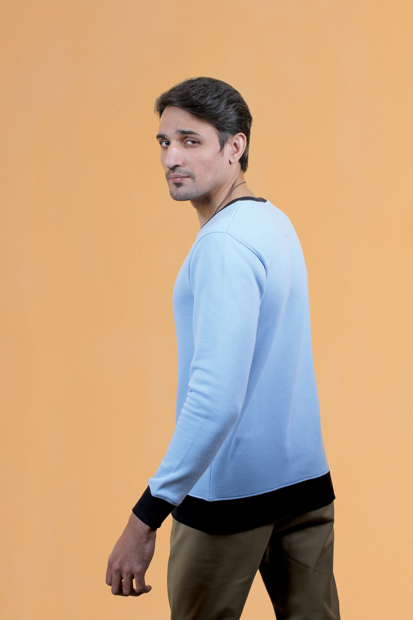 ICE Blue V-Neck Sweatshirt