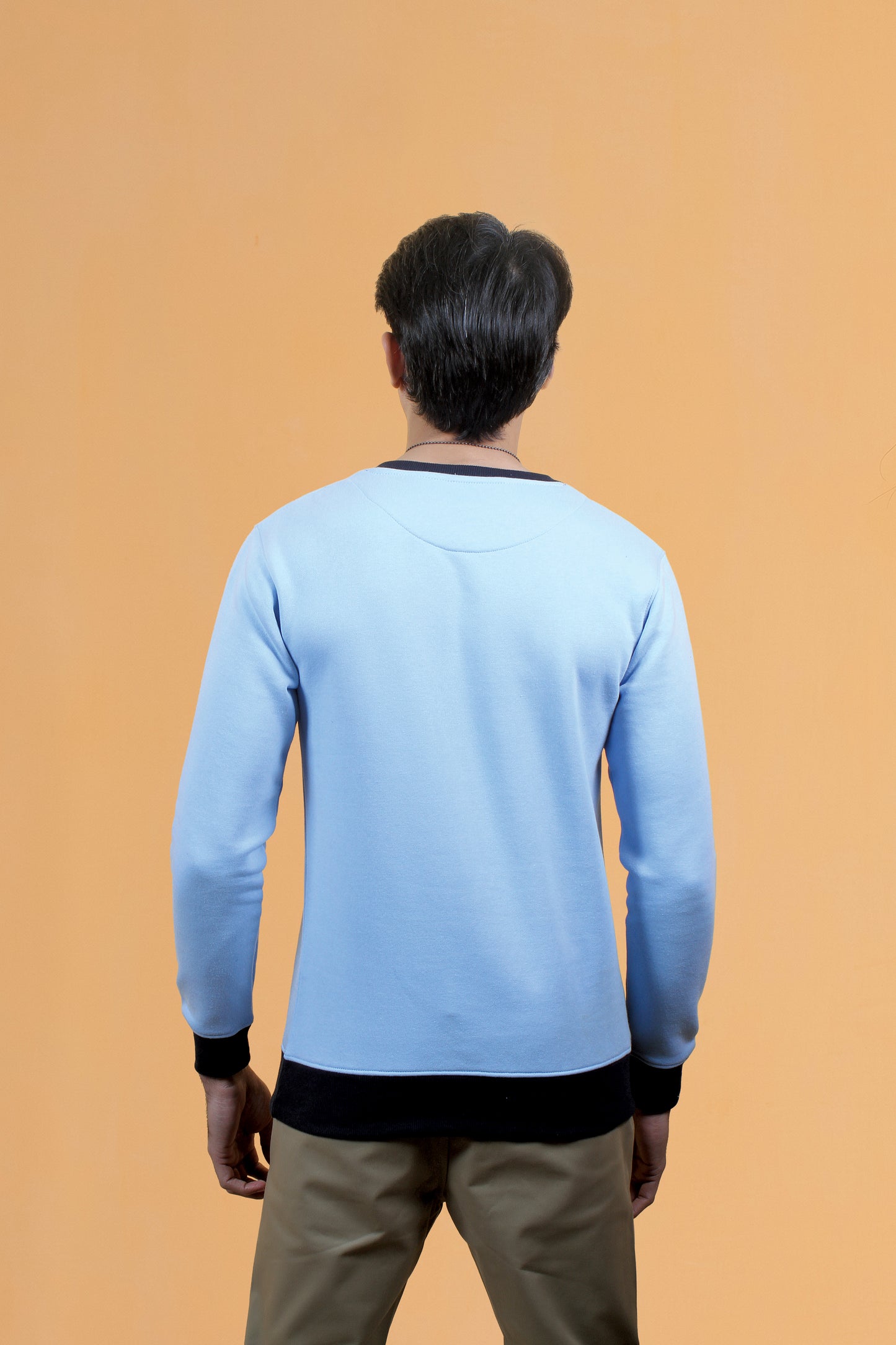 ICE Blue V-Neck Sweatshirt