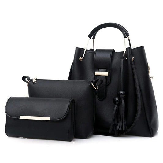 3Pcs Black Bag